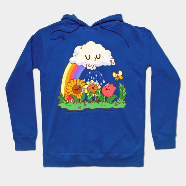 Peeing Cloud ~ Spring Showers Hoodie by CTKR Studio